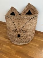 Panier de Rangement Renard en Jute, Idéal pour Enfants!
