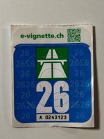 Autobahnvignette 2026 neu
