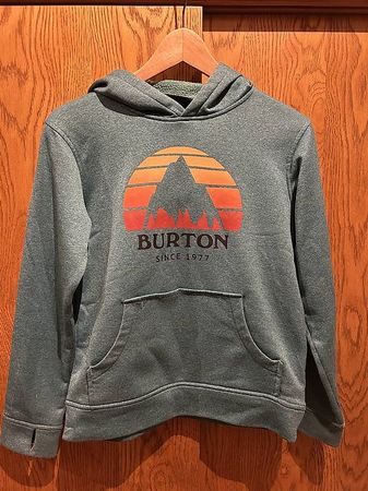 türkis/blauer Burton Hoodie