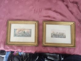 Original-Farbradierung 2x Signiert