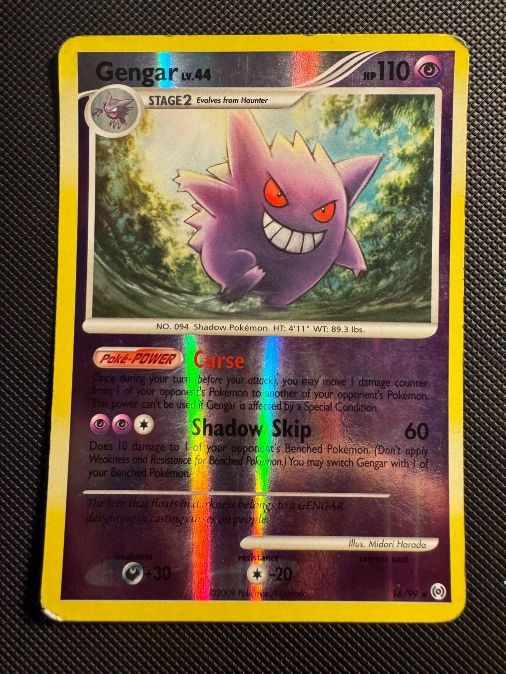 Pokémon Sammelbilder & Trading cards: Gengar Reverse Holo 16/99 Arceus ENG – Gebraucht aus Binz von savalp