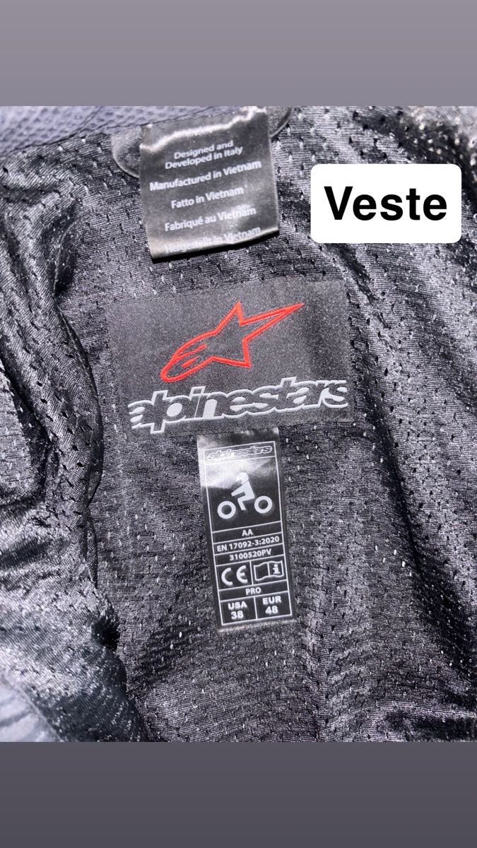 Alpinestars Lotti di vestiti: Ensemble en cuir Alpinestars – Nuovo (secondo la descrizione) da Bassecourt venduto da Ledirecteur7 4