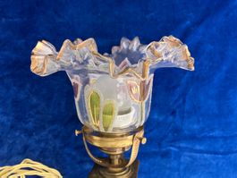 Jugendstil antik Tischlampe Top Zustand  H:33cm