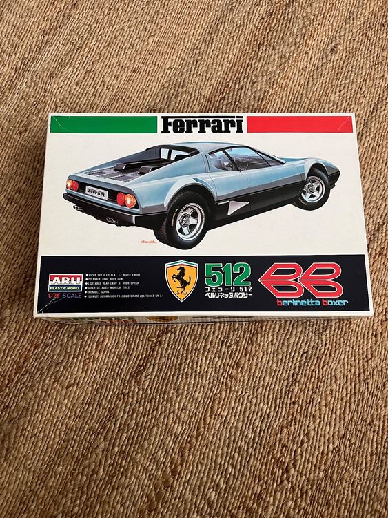 FERRARI 512 Berlinetta Boxer Model Kit 1/20 ARII (Neu und ...