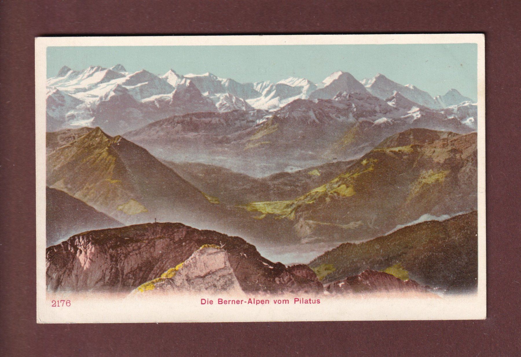 Cartoline postali: Berner Alpen vom PILATUS – Usato da Pully venduto da nicecards-shop