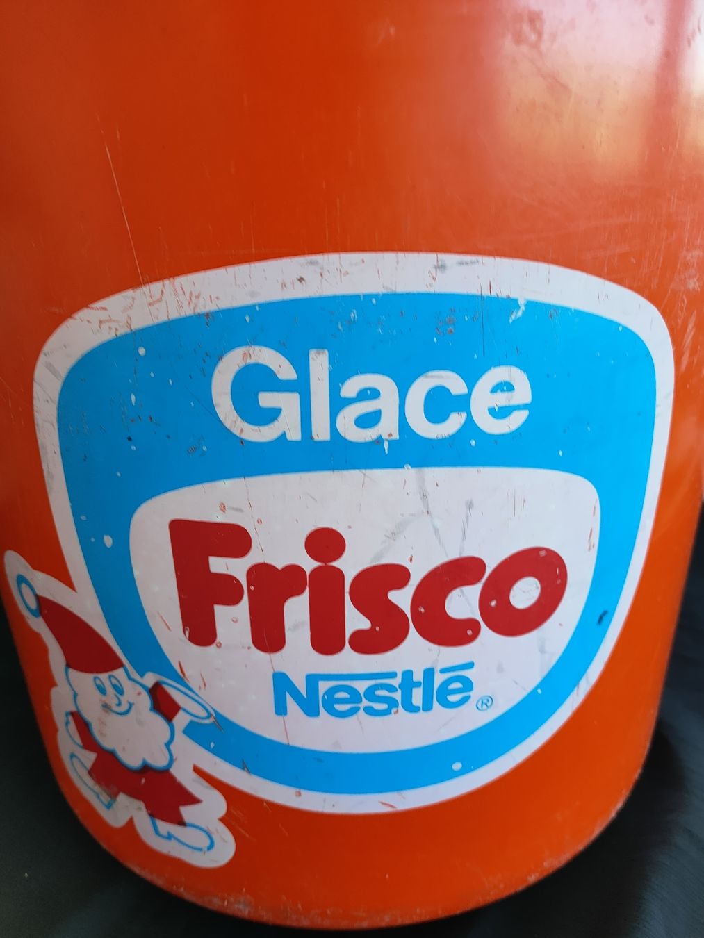Behälter & Ähnliches: Frisco Glace Eimer Orange - Vintage – Gebraucht aus Gipf-Oberfrick von minini 1
