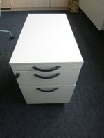4 Rollcontainer mit 3 Schubladen, Rollen und Hängemappen