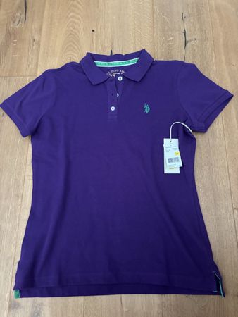 U.S. Polo Assn. Polo Shirt Purple Size M New With Tags