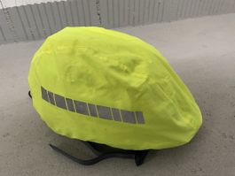 Velohelm Überzug Neon Gelb - Wasserdicht & Sichtbar!