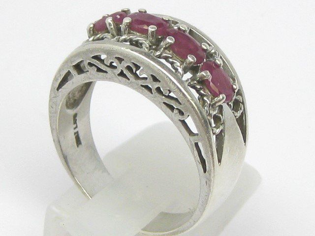 Anelli: Ring Silber 925 + MP Rubin synthetisch Gr. 60 – Usato da Ermatingen venduto da Decovin 2