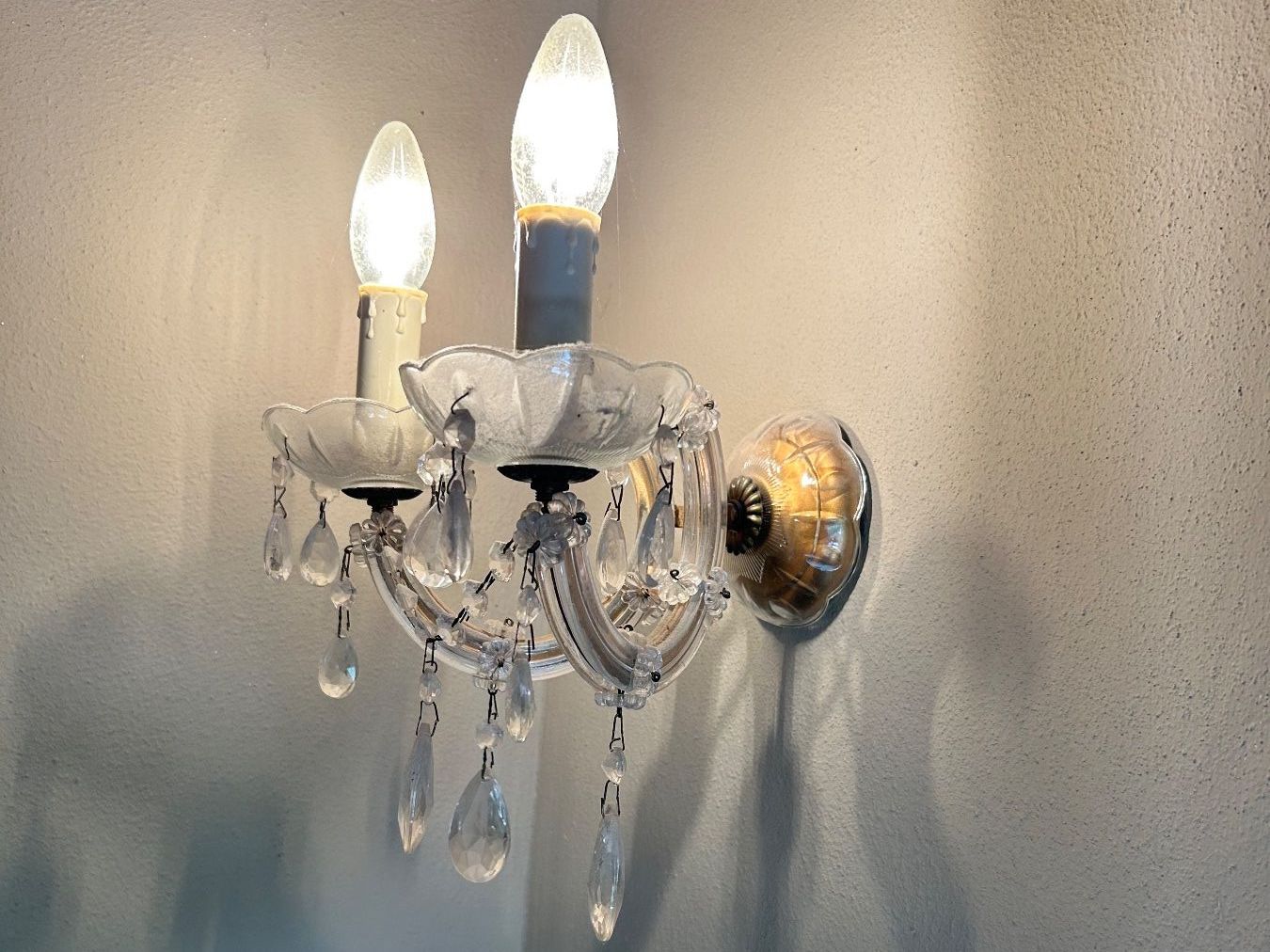 Lampade: Wunderschöne antike Wandlampe – Usato da Bremgarten b. Bern venduto da Thermes 1