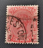 Australische Staaten - Tasmanien alte briefmarke
