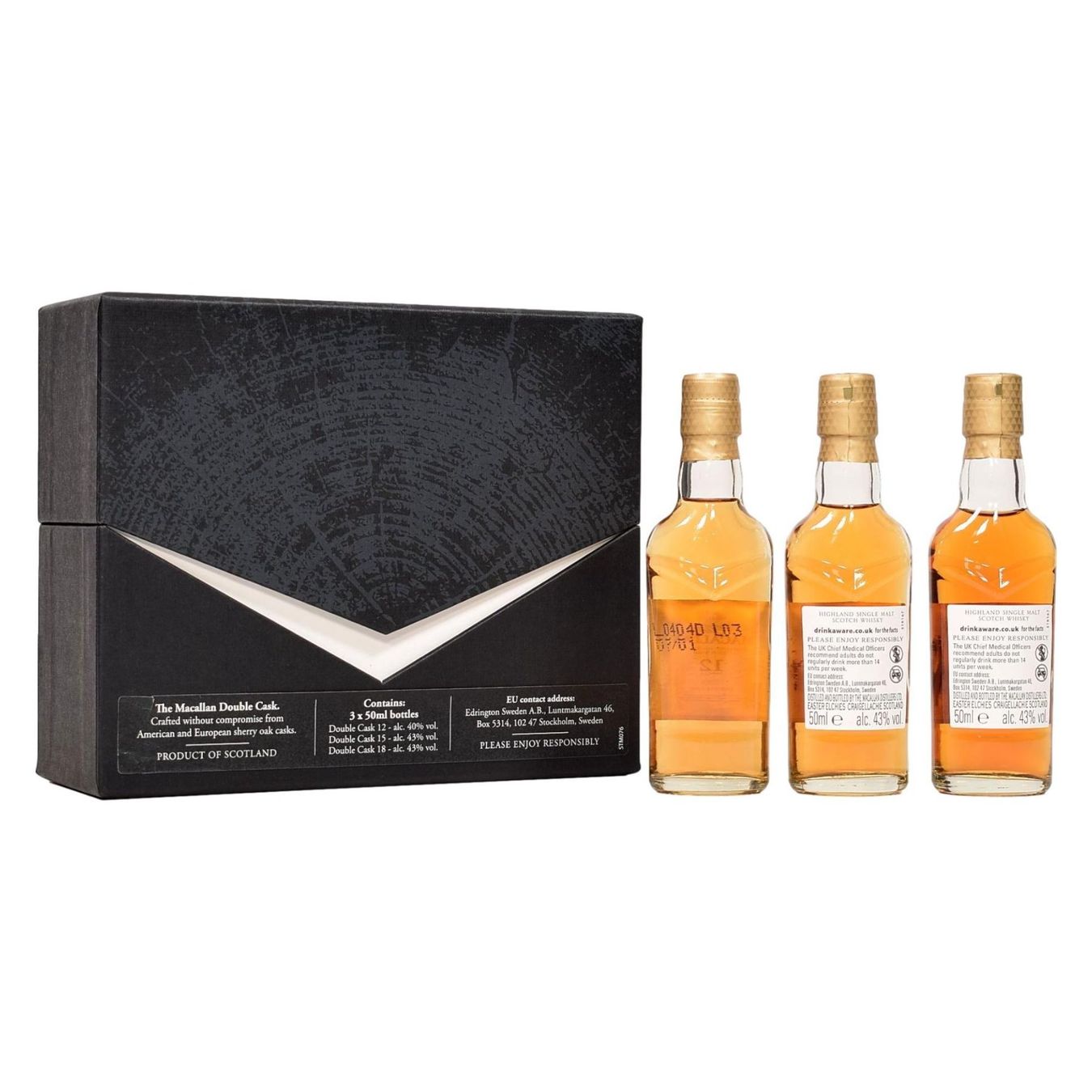Macallan Bevande alcoliche: Macallan Tasting Set - The Double Cask Tasting Experience – Nuovo e nell'imballaggio originale da Bouveret venduto da Exclusive_Spirits 1
