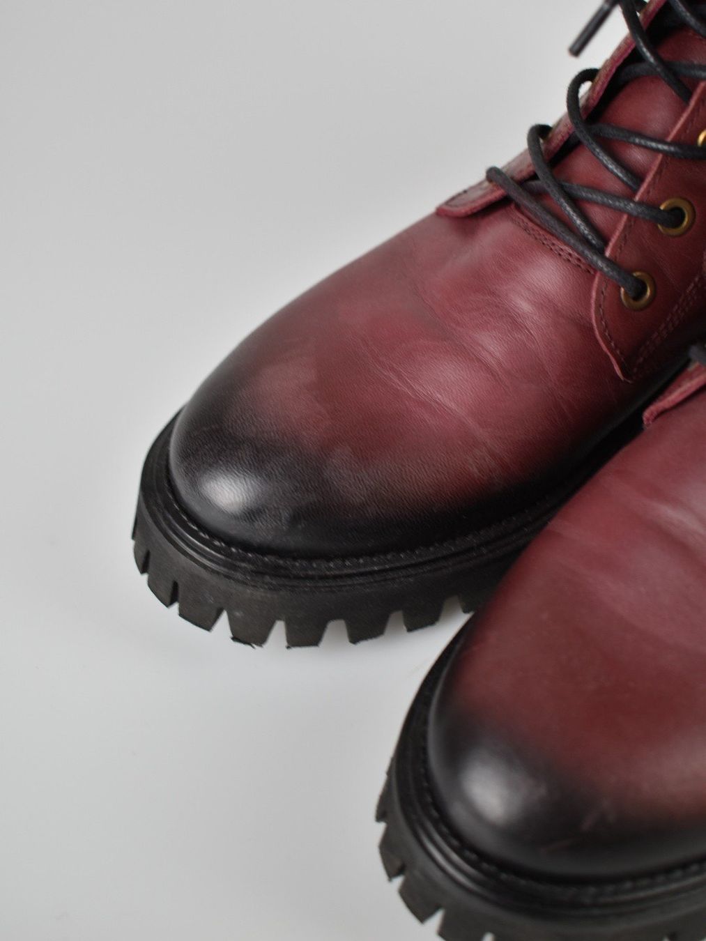 Tommy Hilfiger Scarpe da donna: Tommy Hilfiger Boots, Leder, dunkelrot, Gr.41 – Usato da Nürensdorf venduto da 2ND_STORY 2