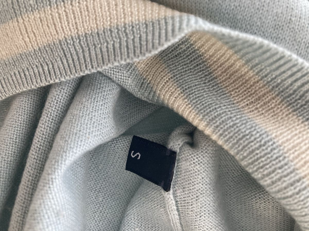Jil Sander Maglioni & Felpe: JIL SANDER Navy Top, hellblau, Gr. S, Baumwolle/Kaschmir – Usato da Zürich venduto da elegantissima 7