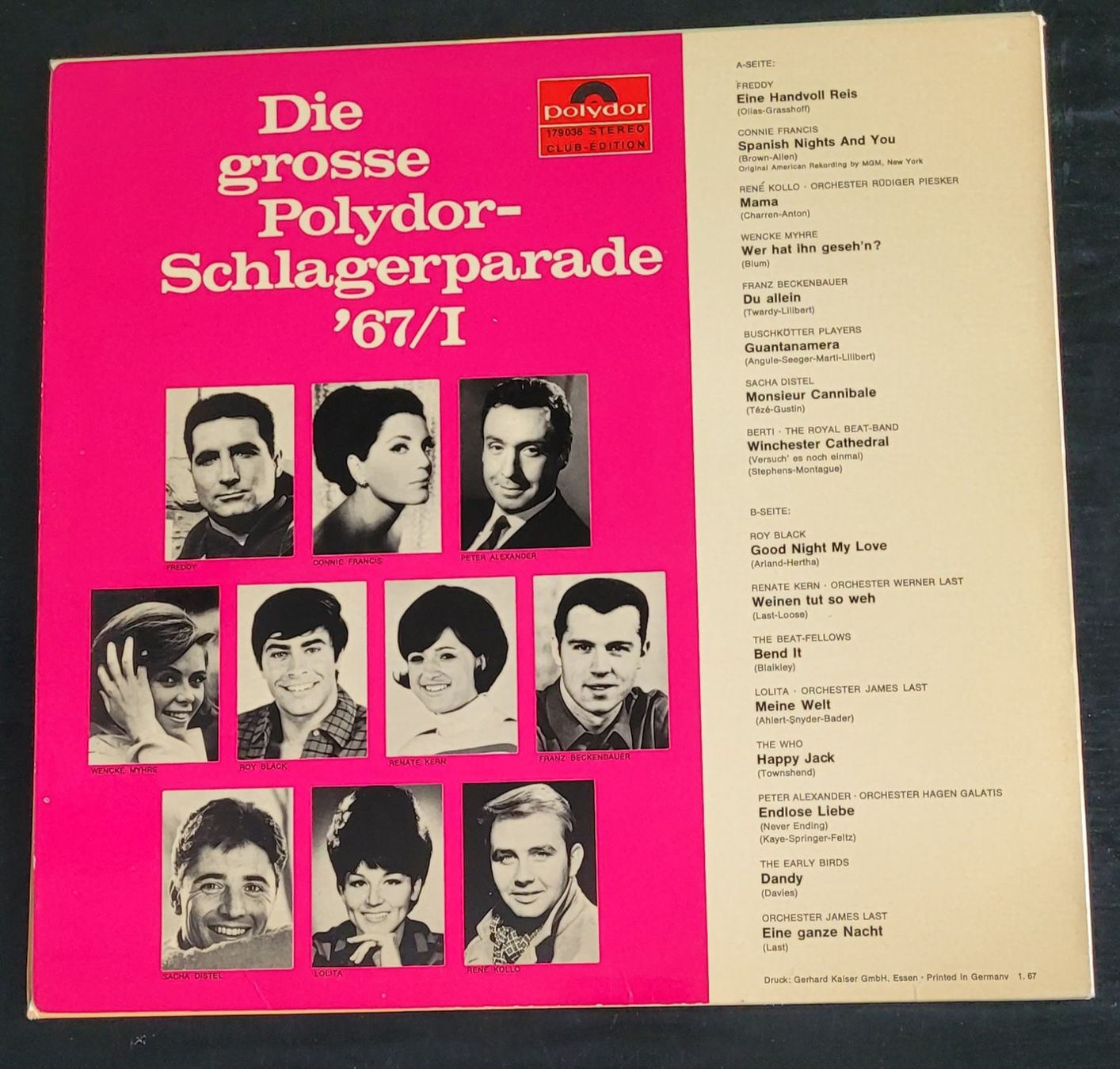 Dischi in vinile: Schlagerparade 1967  Polydor – Usato da SCHÜBELBACH venduto da CoKaHa 1