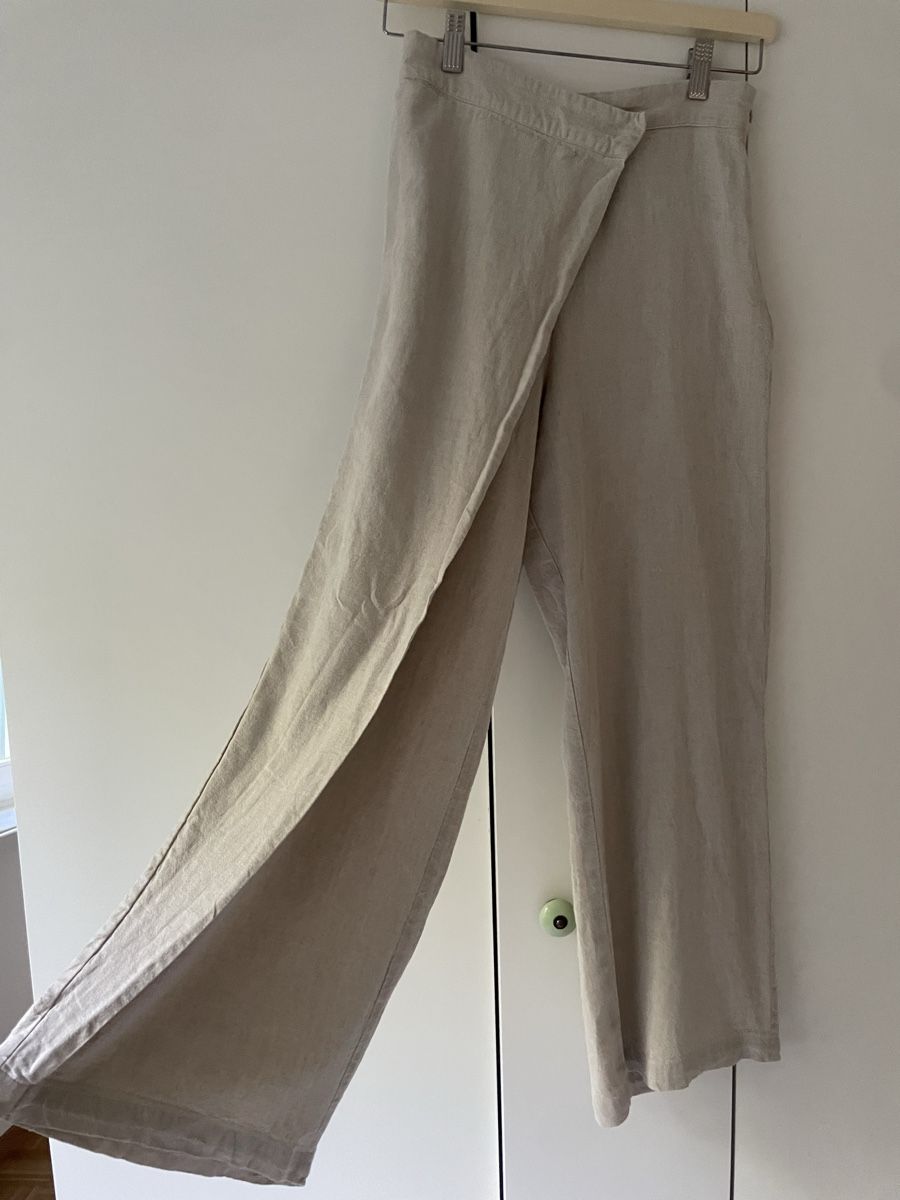 Zara Pantaloni: Zara Linen Pants beige Size XS – Nuovo (secondo la descrizione) da Thalwil venduto da Marina2603