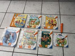 (C5) Tiptoi Set: Stift und 7 Bücher -Kindergarten,Zuhause..