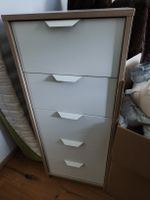 Chest of drawers white wood structure good condition IKEAx