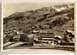 Les Diablerets - Voiture devant la maison - Carte ancienne