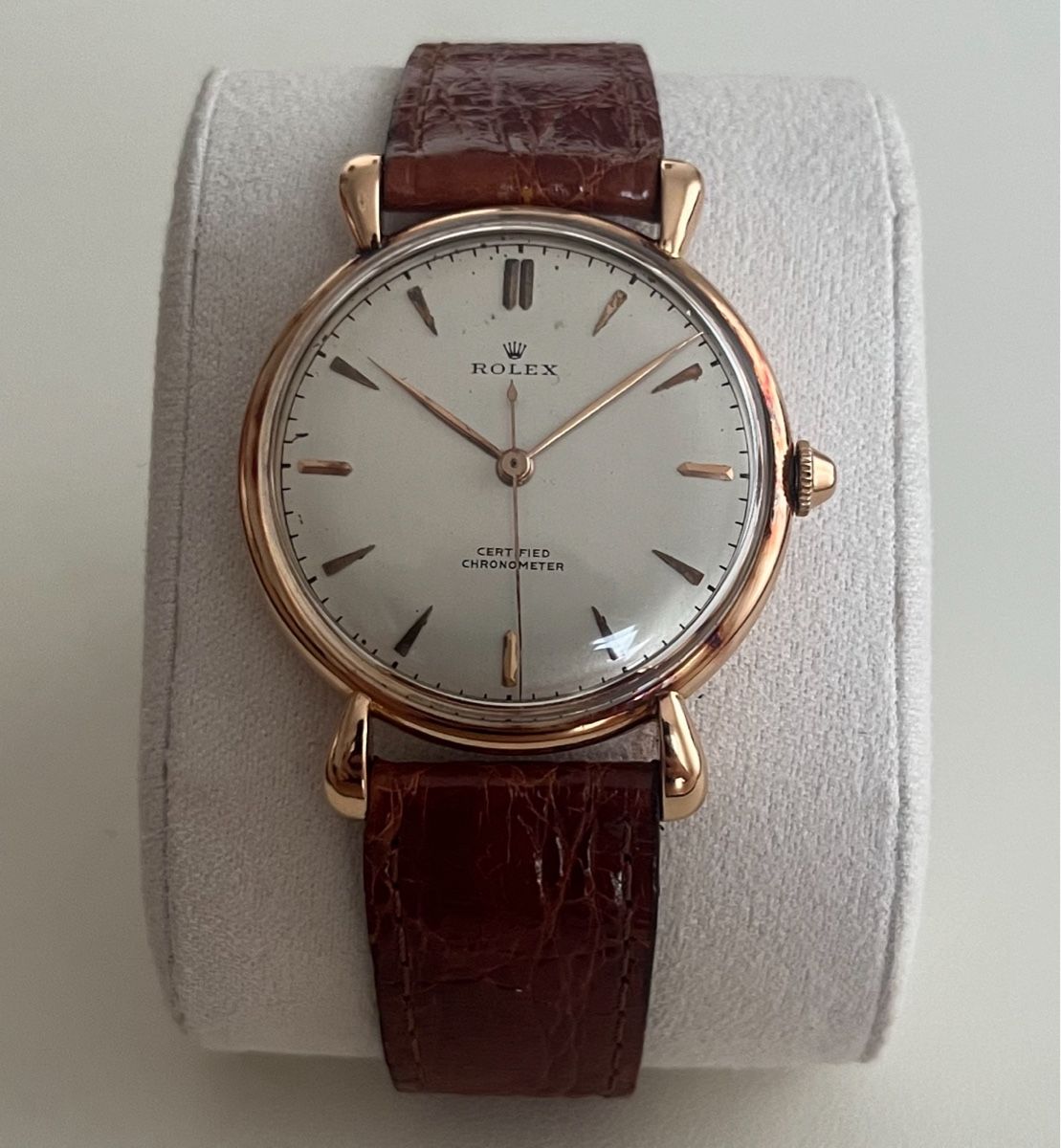 Rolex Orologi: Rolex Precision Certified Chronometer 18K – Usato da Winterthur venduto da LaBodega