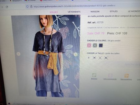 Neuve - Robe en maille pointelle ajourée Gudrun Sjöden