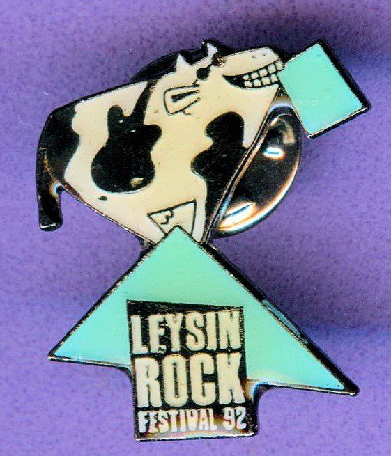 Plaketten & Abzeichen: Leysin Rock Festival  1992 – Gebraucht aus Winterthur von Sammleroase