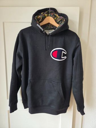 Supreme Champion Paisley Hoodie Schwarz Medium F/W 2013