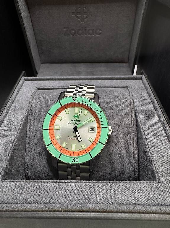 Zodiac Orologi: Zodiac Super Seawolf "Watermelon" – Usato da Rolle venduto da viceroy