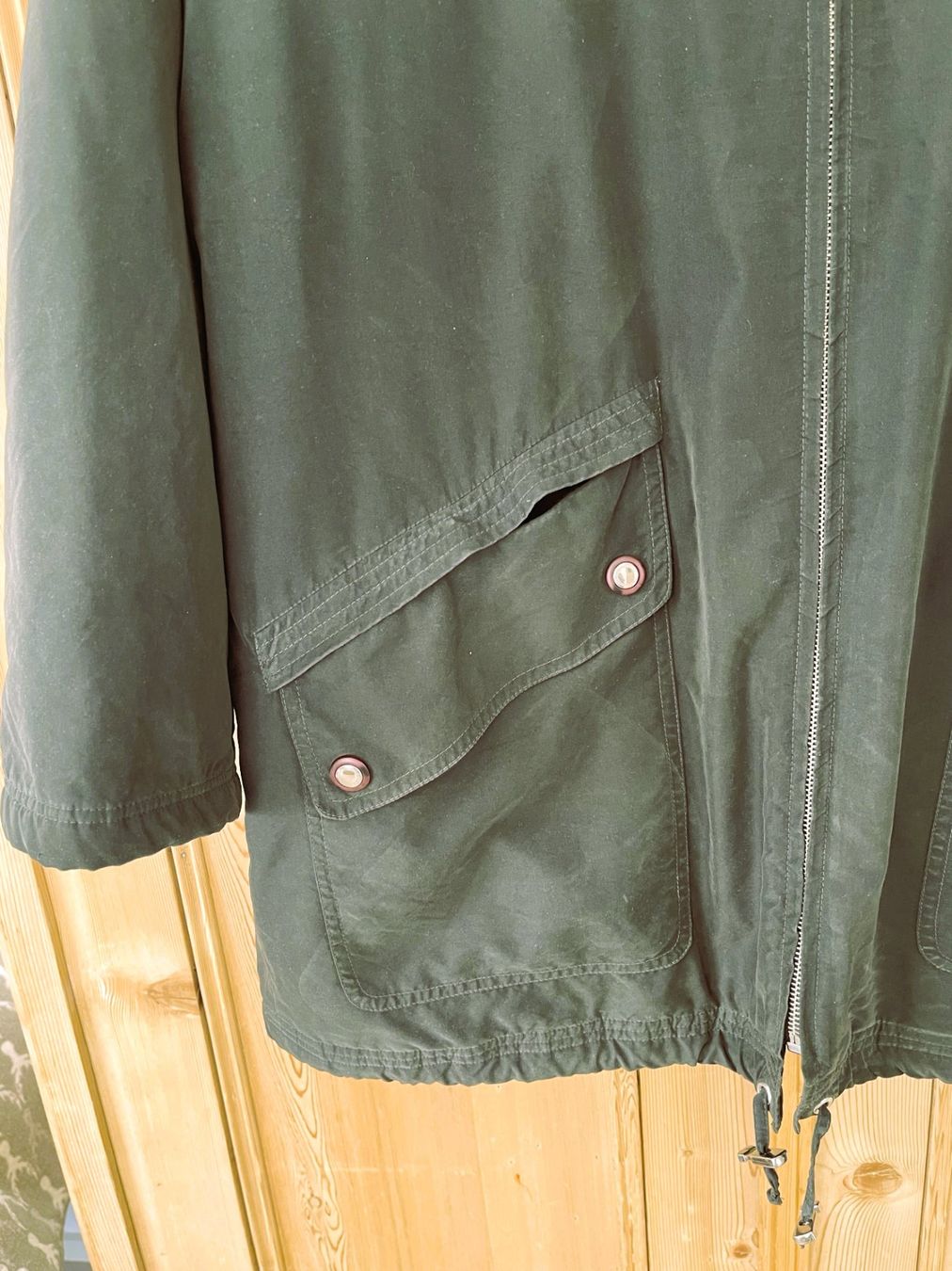 Giacche: Jacke, Parka, SAMOON, khaki, innen gesteppt, Gr. 46/54 – Usato da Chur venduto da Zido 2