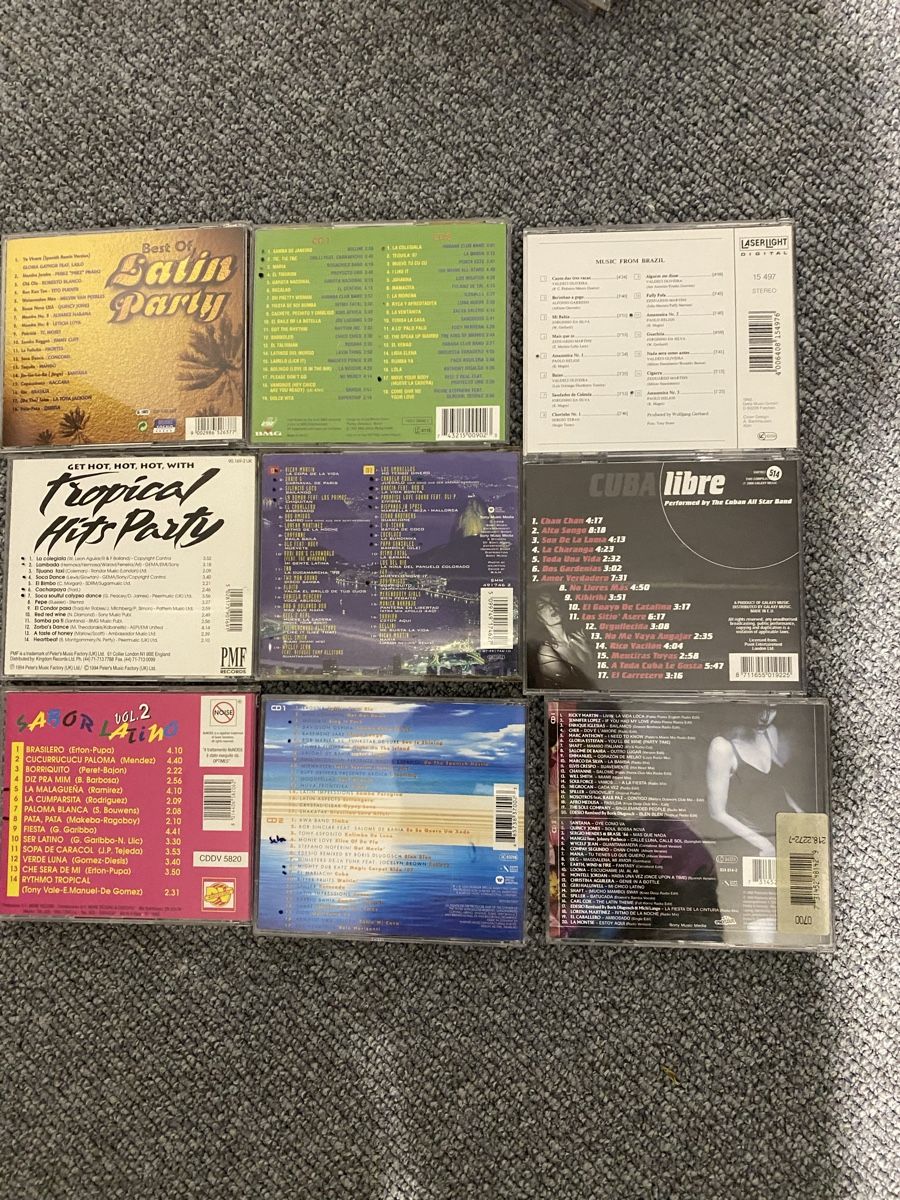 CD: 38 CD Sampler Latin/Karibik/Salsa etc – Usato da Diessbach b. Büren venduto da cowansville 2