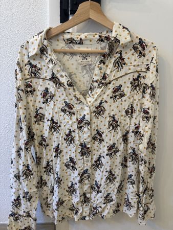 Western Hemd Cotton & Rye Muster Punkte Grösse M