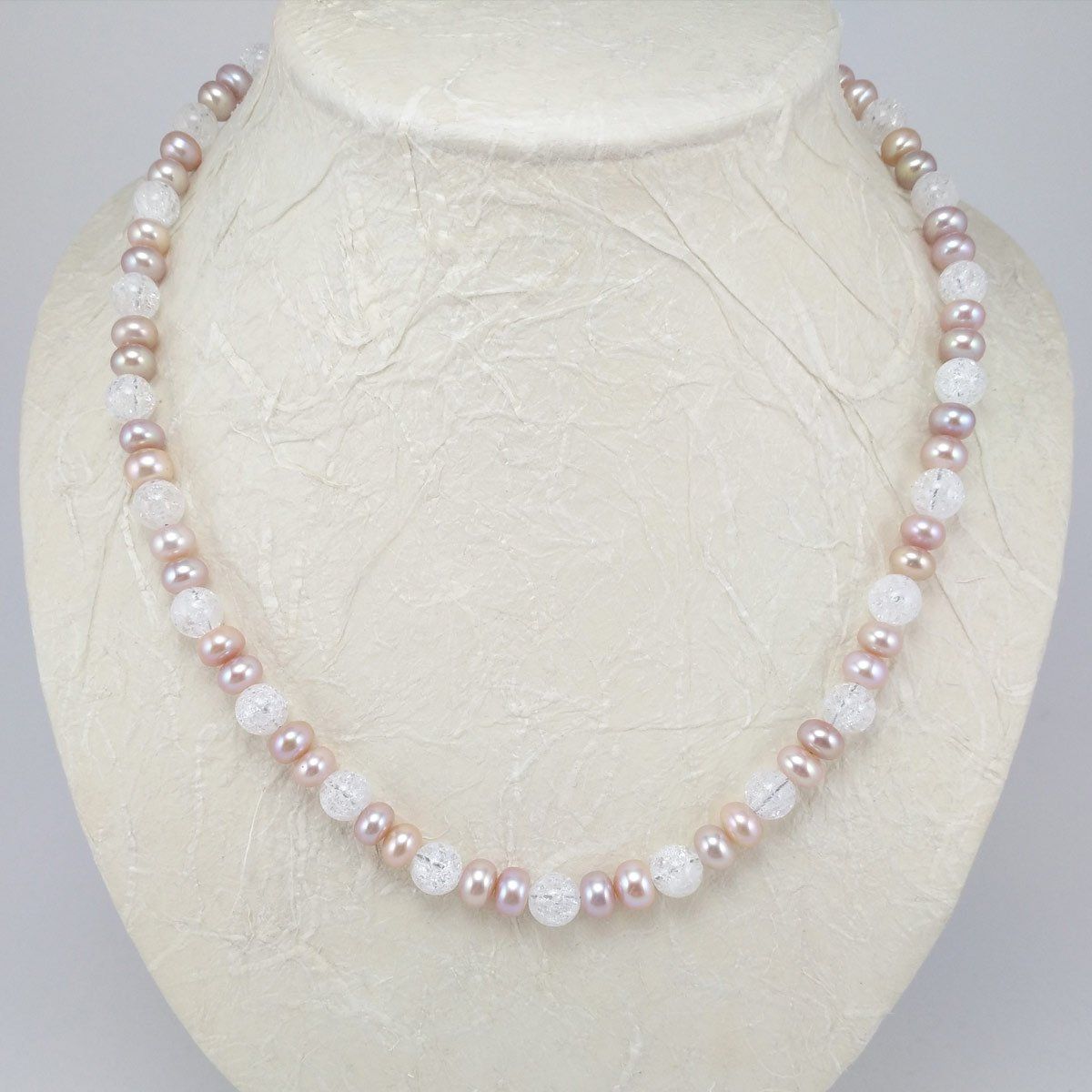 Catenine: Perlen / Iriskristall Halskette – Nuovo e nell'imballaggio originale da Meilen venduto da Byrd-bijoux 1