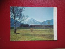 AK Bahn SBB Linie Zürich-Chur bei Weesen