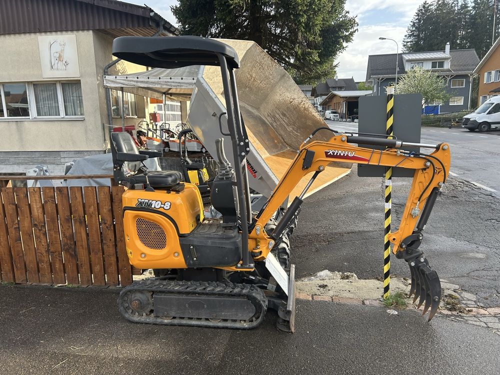 Mini Bagger mit Zubehör/ Vollauslastung (Gebraucht) in Gebertingen für ...