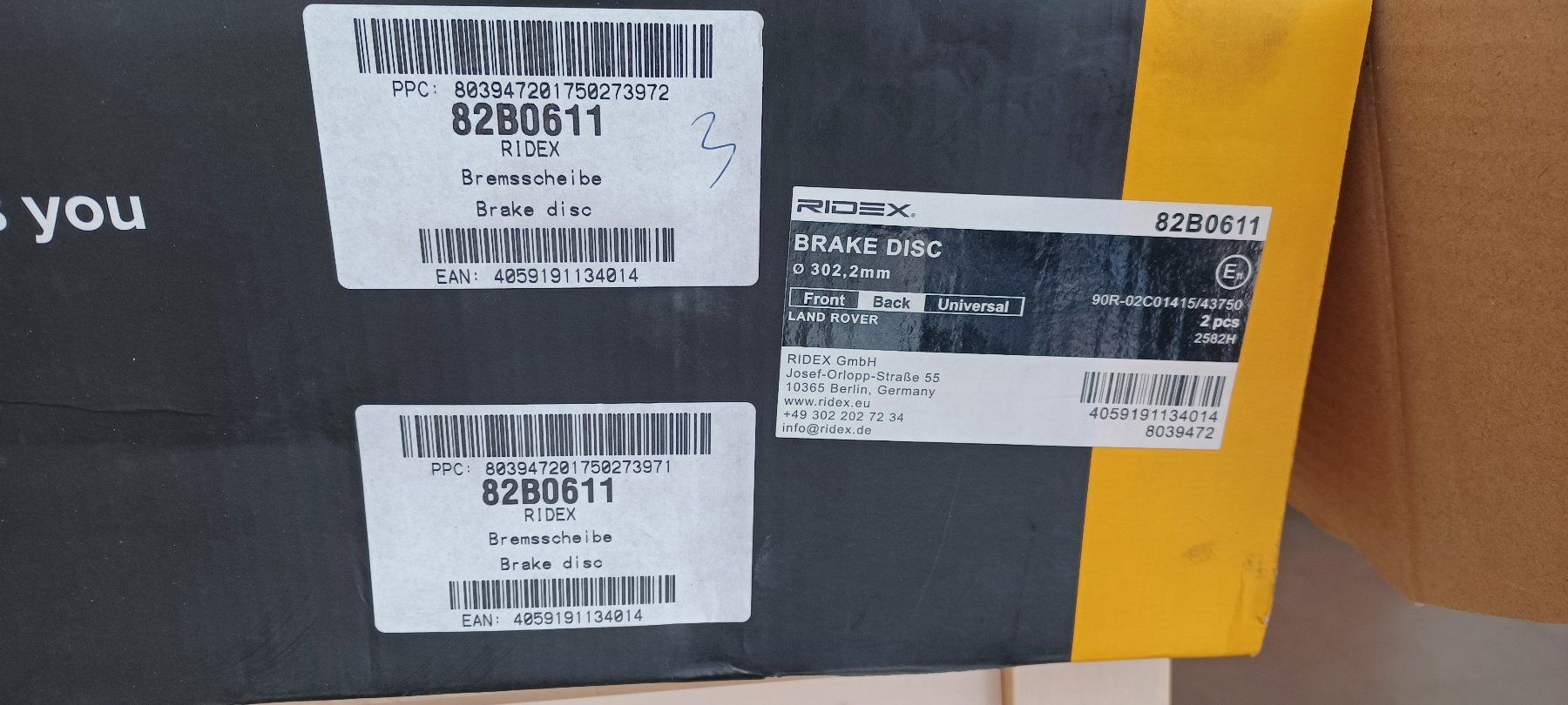 Tutti pezzi di ricambio auto: Bremsscheiben neu – Nuovo e nell'imballaggio originale da Hochdorf venduto da PHS 2