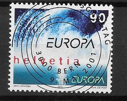 V1022 - Europa 2001 vollstempel