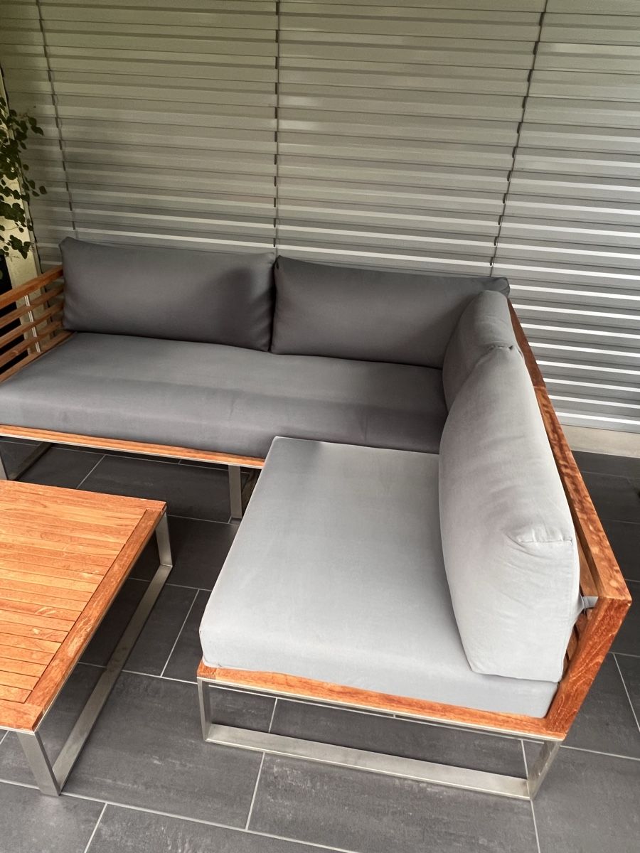 Divani: Garten-Lounge mit Ecke in Teakholz – Usato da Uetikon am See venduto da 150960 1