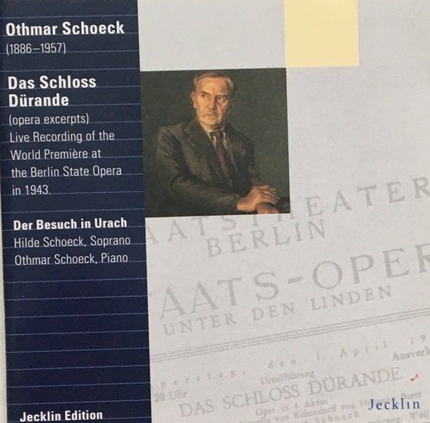 CD: Othmar Schoeck - Das Schloss Dürande – Usato da Grüningen venduto da azulamarillo
