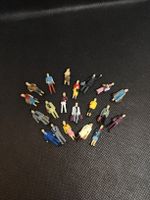🚉 Figuren für Modellbahn / Diorama – 20 bemalte Miniatur-Fi