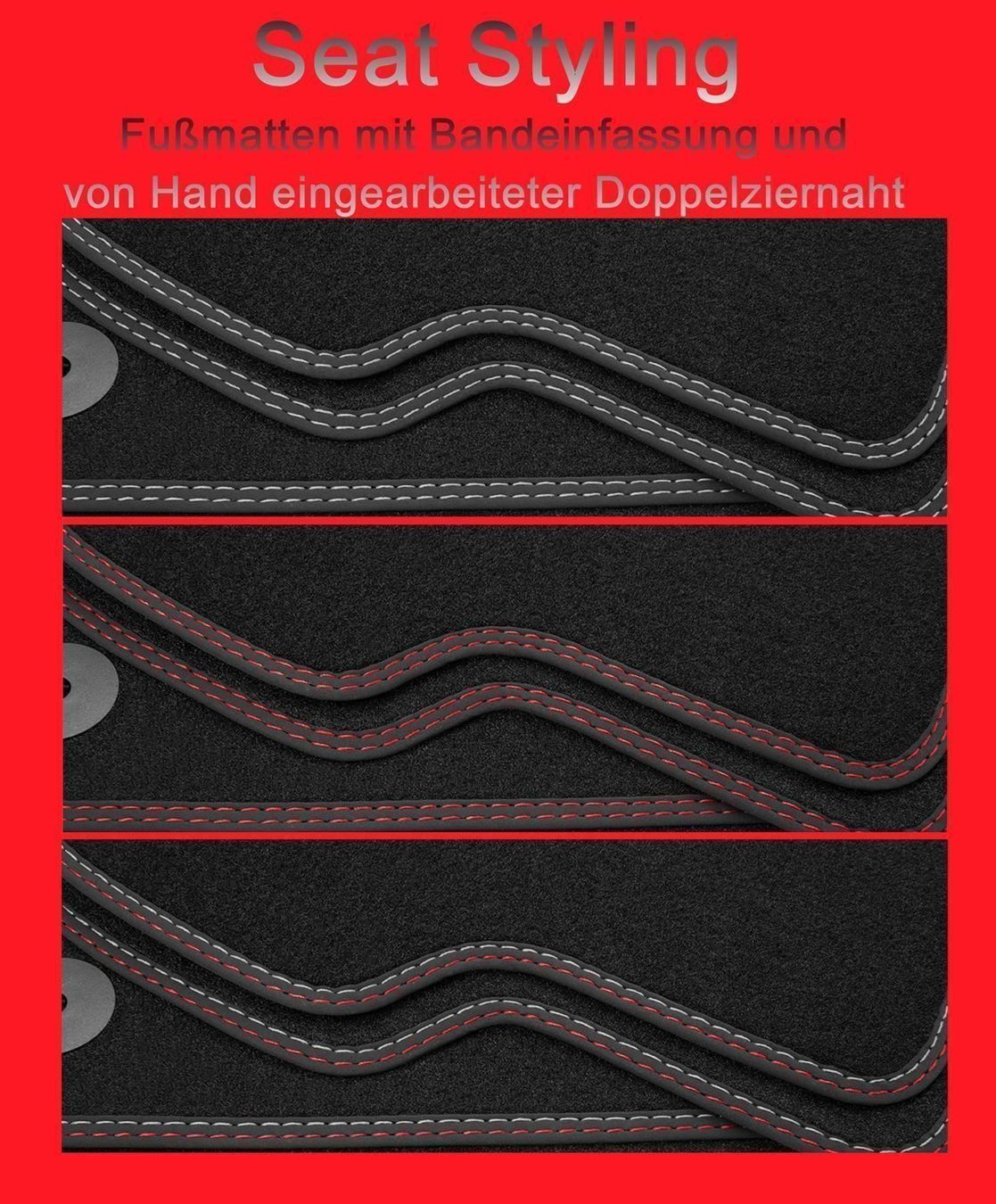 Seat Teppiche / Matten: DN Autoteppich Seat Ibiza 4 2008-2017 – Neu und originalverpackt aus Rielasingen-Worblingen von Exklusivautoteppiche 3