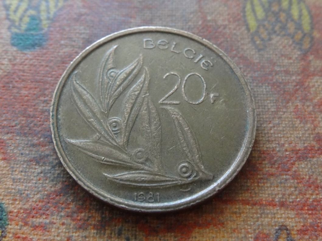 Tutti le monete: BELGIQUE  20  Francs  1981 – Usato da Romanel-sur-Lausanne venduto da Swift13