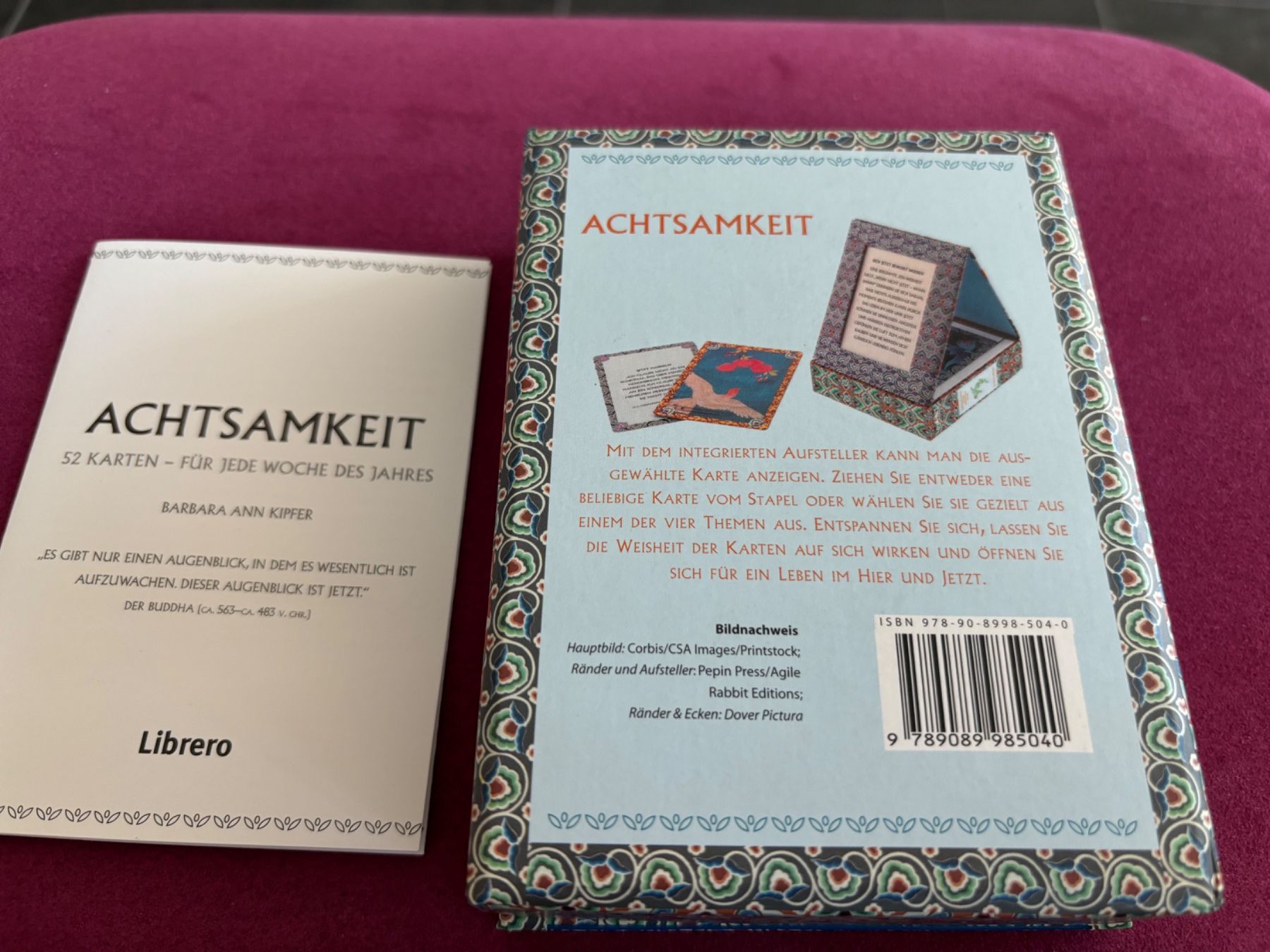 Karten: Achtsamkeit farbige Karten / Aufstellhalter – Gebraucht aus Stadel von Chanel_5 6