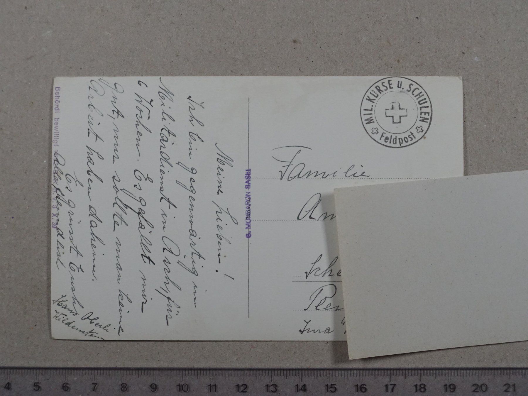 Cartes postales: Aesch, Feldpost – D'occasion à Lenzburg par fh1 1