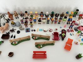 Playmobil  Figuren Tiere Möbel Zäune Bäume riesen gr