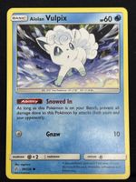 Pokemon Alolan Vulpix Karte 39/236 non Holo 2019🇺🇸