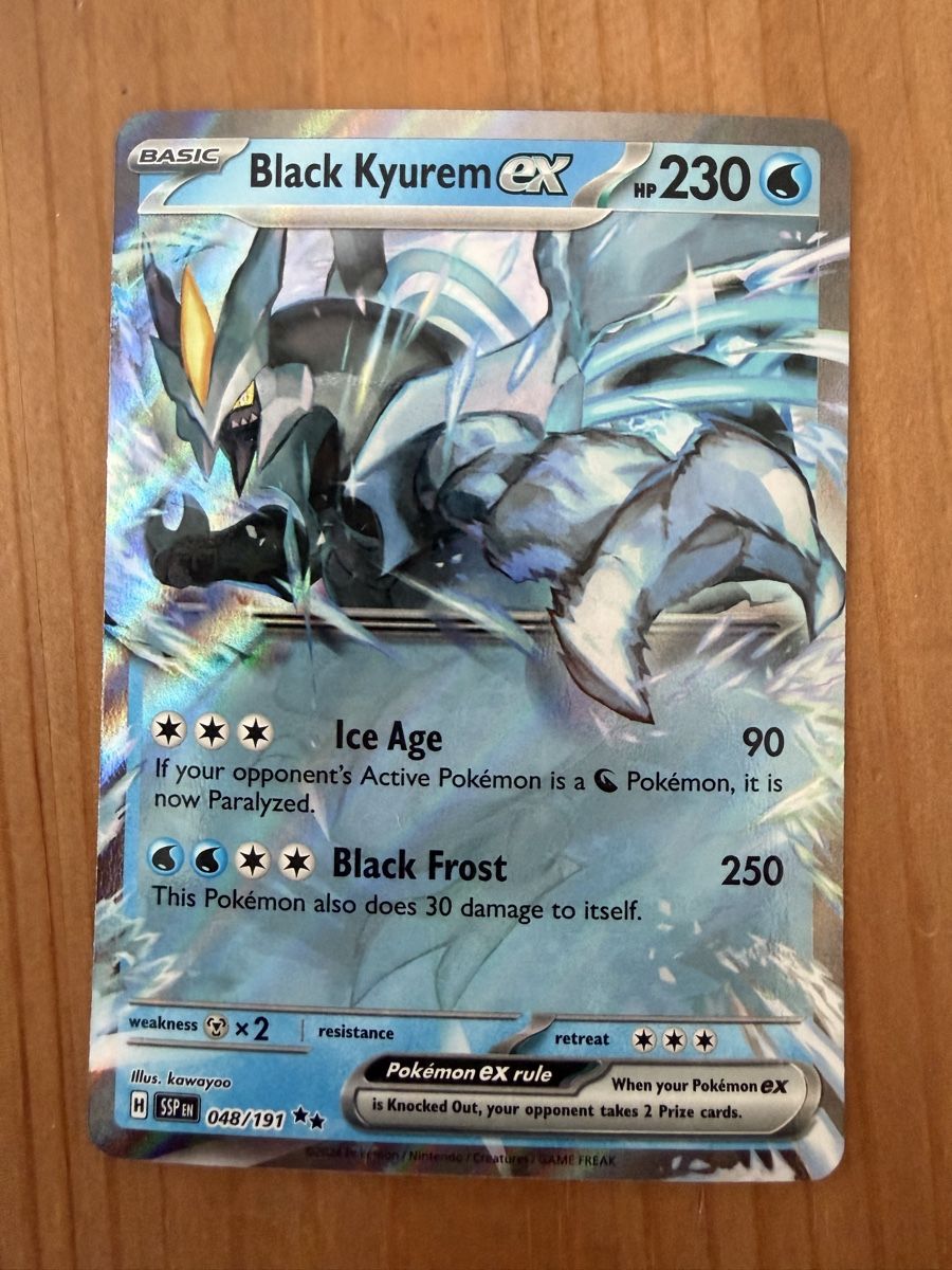 Pokémon Carte collezionabili: Black Kyurem EX (SSP048) – Nuovo (secondo la descrizione) da Vevey venduto da Matx