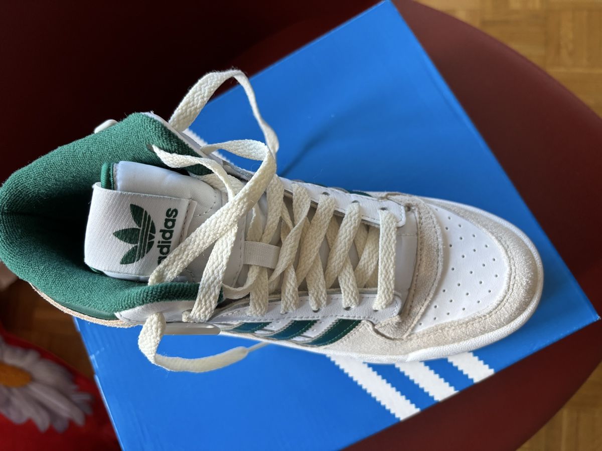 Scarpe da uomo: Basket Adidas, Forum mid, verte écru, taille US 5 – Usato da Chêne-Bougeries venduto da vir_9w2t 1