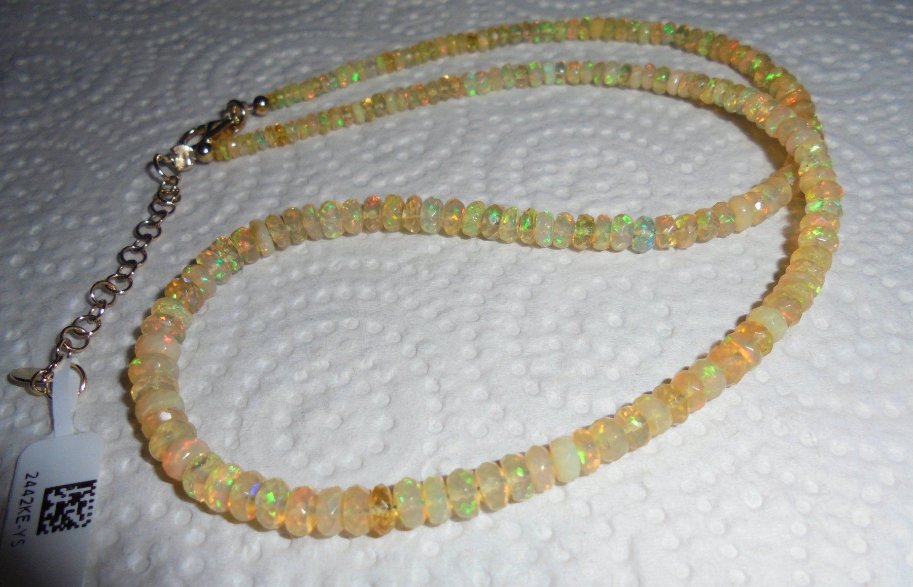 Catenine: Echtschmuck; Welo-Opal Halskette – Nuovo (secondo la descrizione) da Zuchwil venduto da maumauchi 9