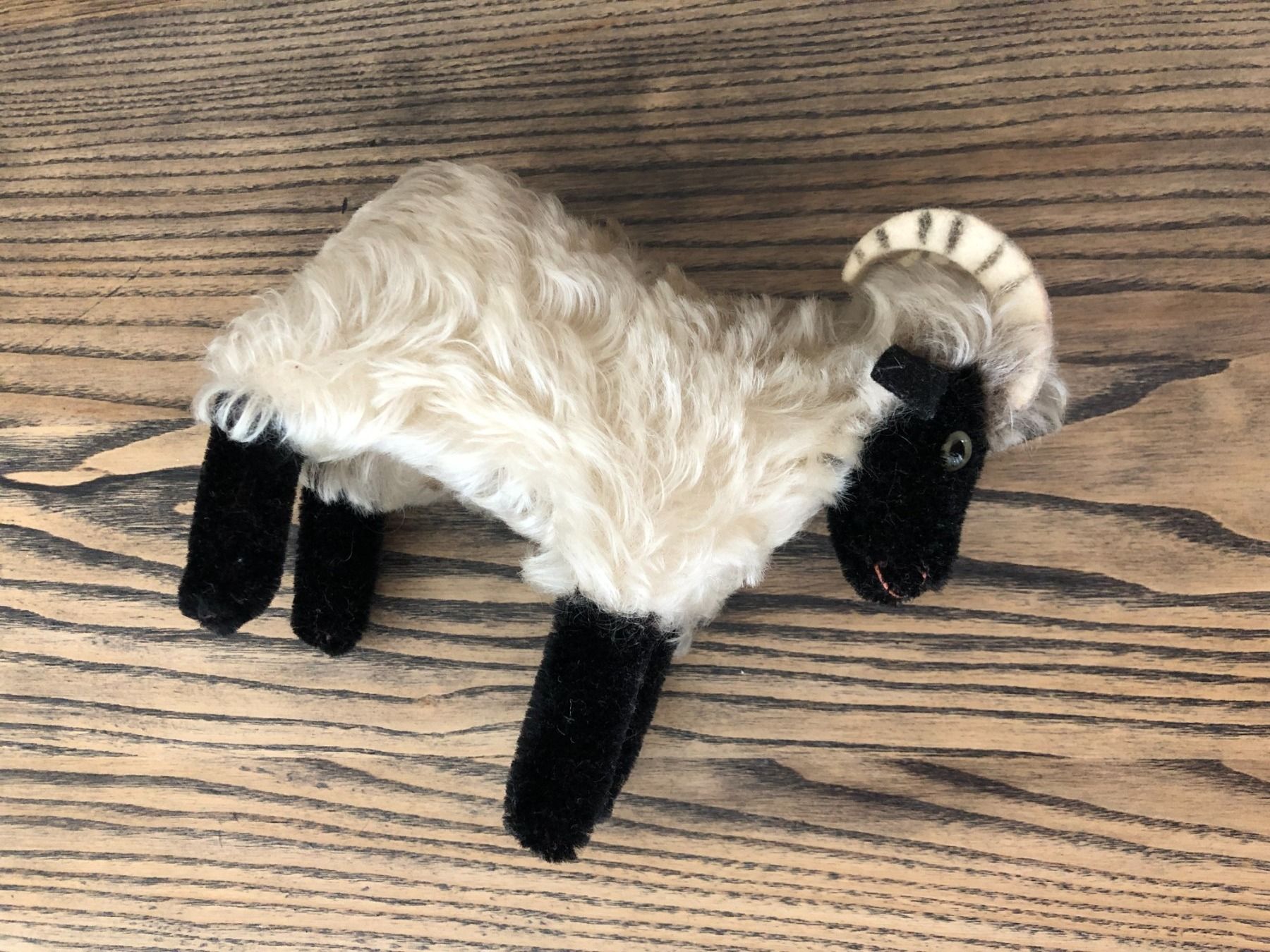 Steiff Giocattoli: Vintage Steiff Heideschaf Schaf Ziegenbock – Usato da Berg am Irchel venduto da Zweiti_Chance 2